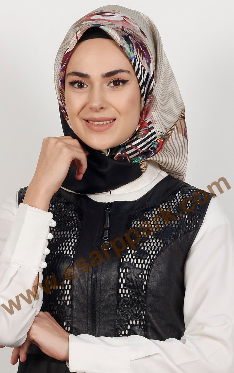 Levidor İpek Eşarp 12663-1