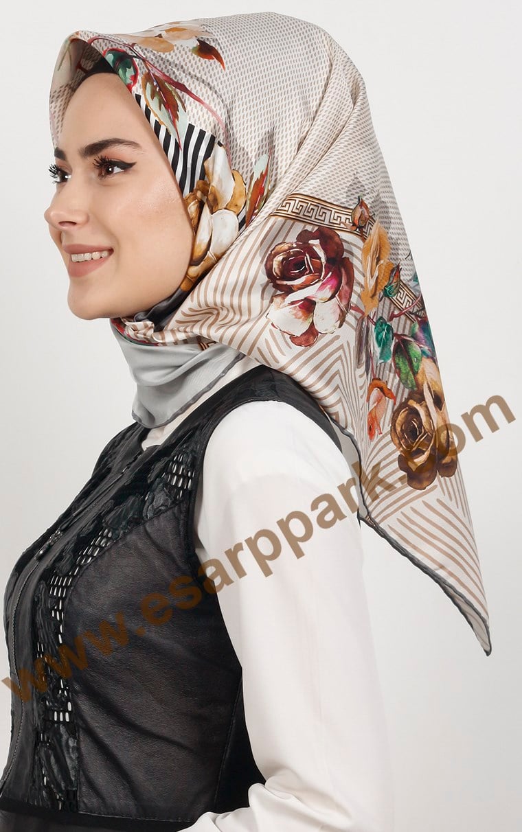 Levidor İpek Eşarp 12663-2