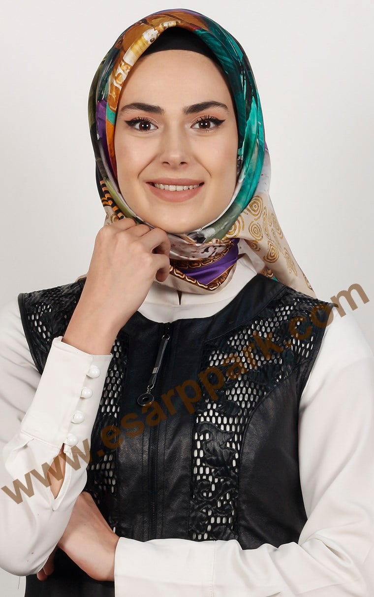 Levidor İpek Eşarp 12665-4