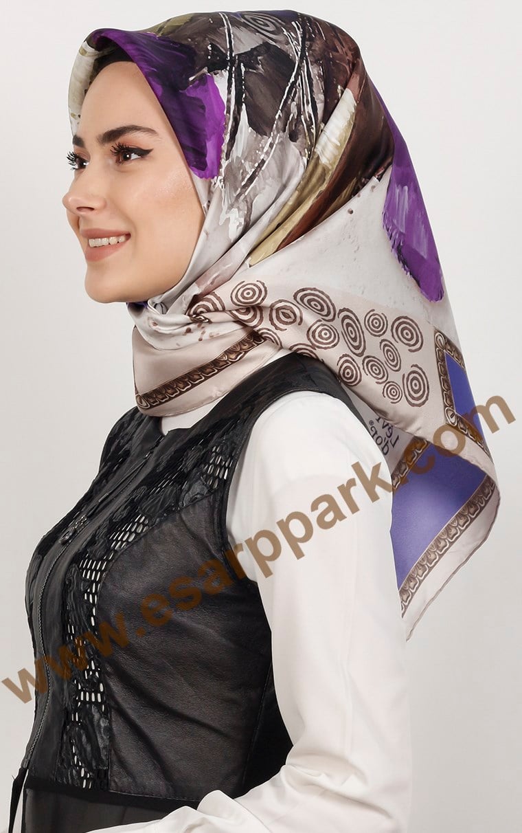 Levidor İpek Eşarp 12665-7