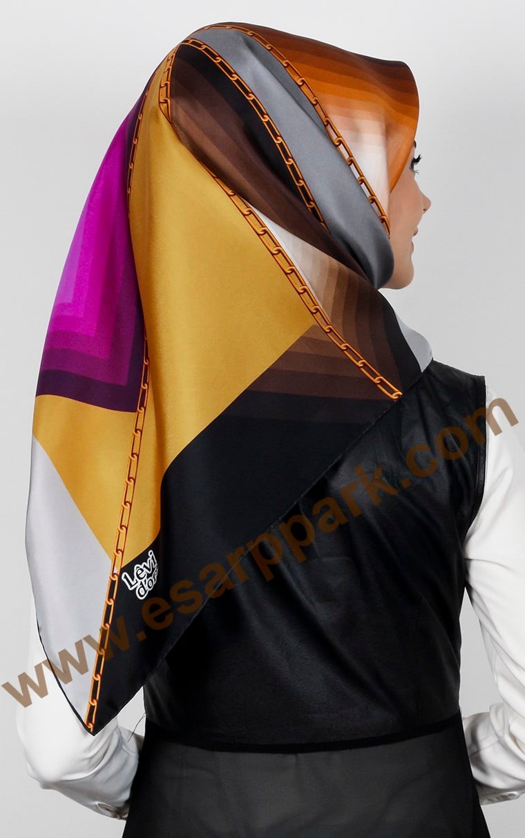 Levidor İpek Eşarp 12668-1