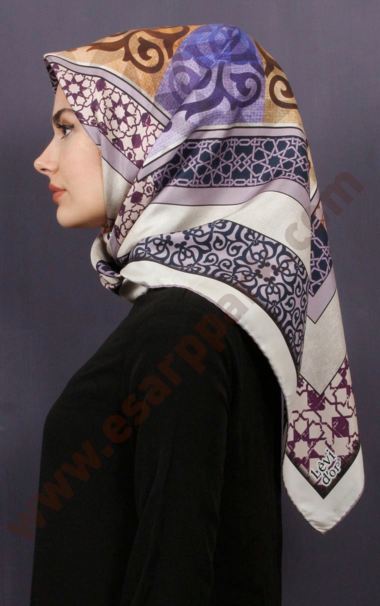 Levidor İpek Eşarp 12673-4