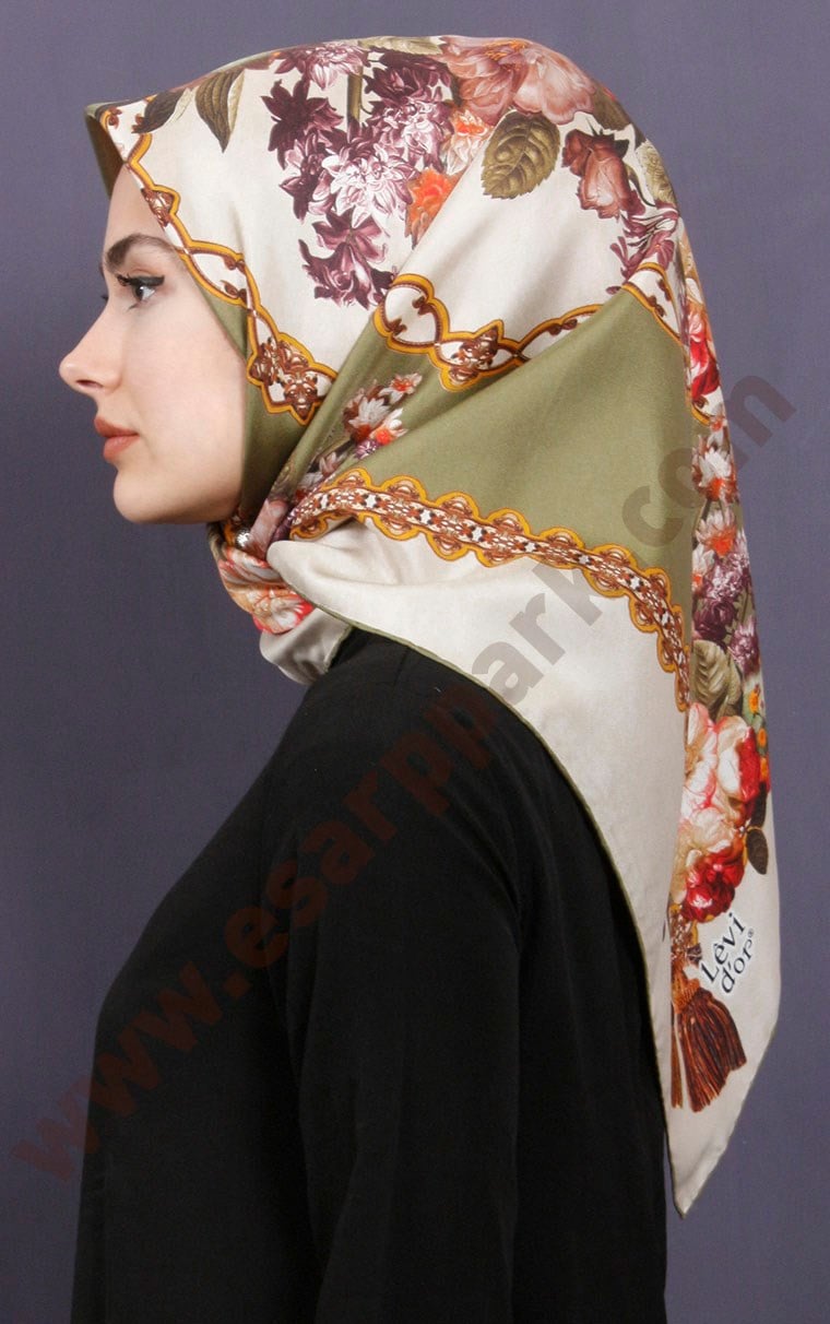 Levidor İpek Eşarp 12675-3