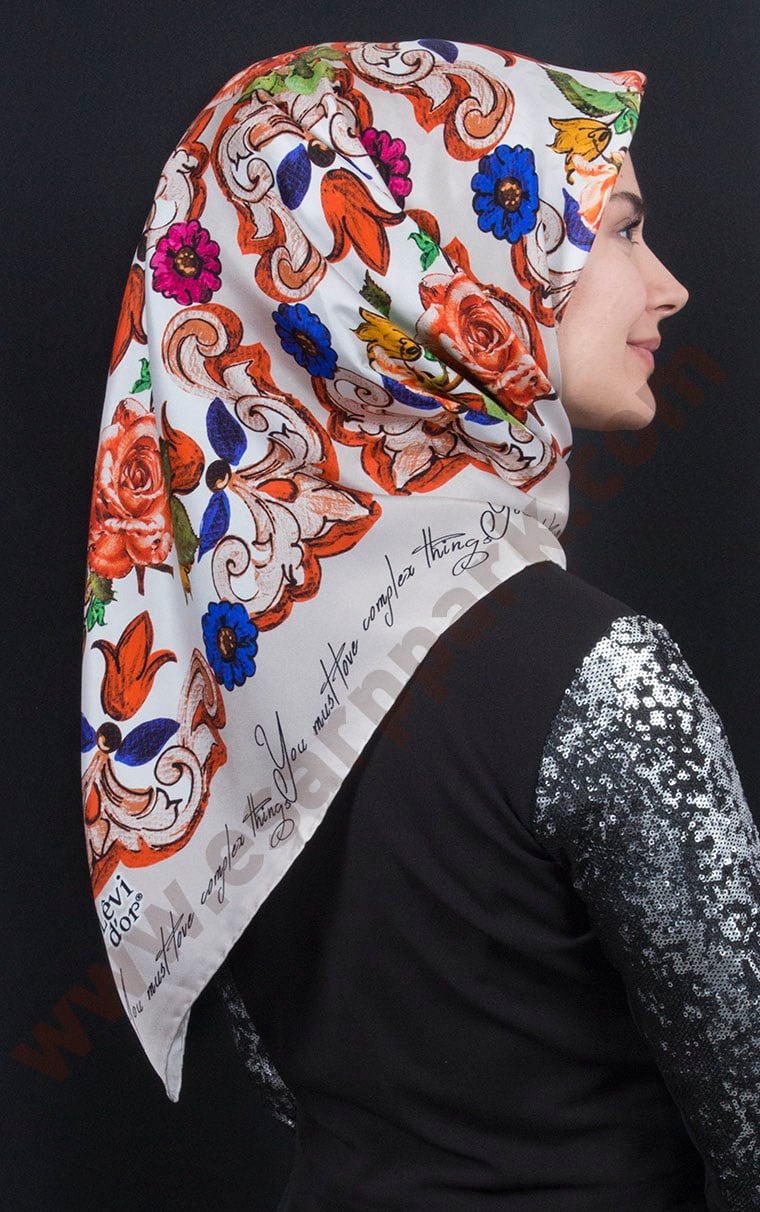 Levidor İpek Eşarp 12676-2