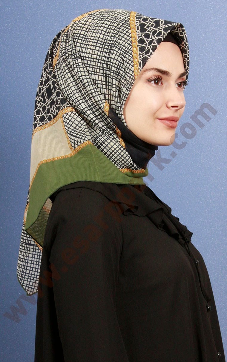 Levidor Organik Pamuk Eşarp 1020-4