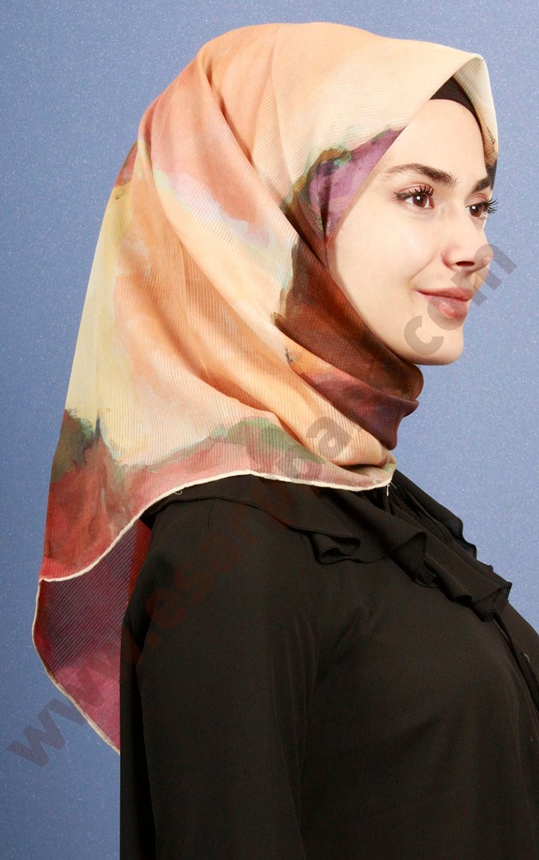 Levidor Organik Pamuk Eşarp 1020-7