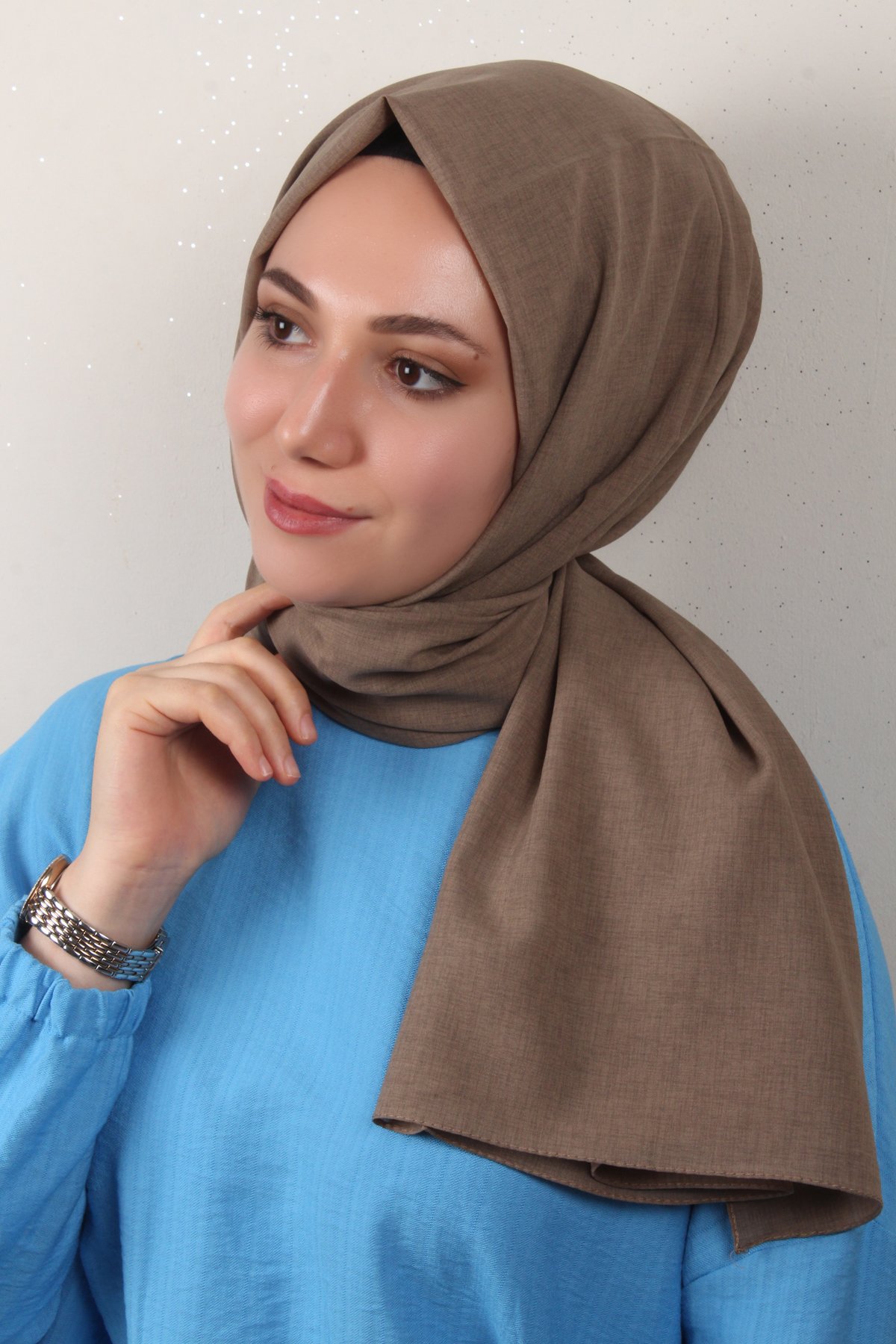 Lidya Şal 2769-10 Sütlü Kahve