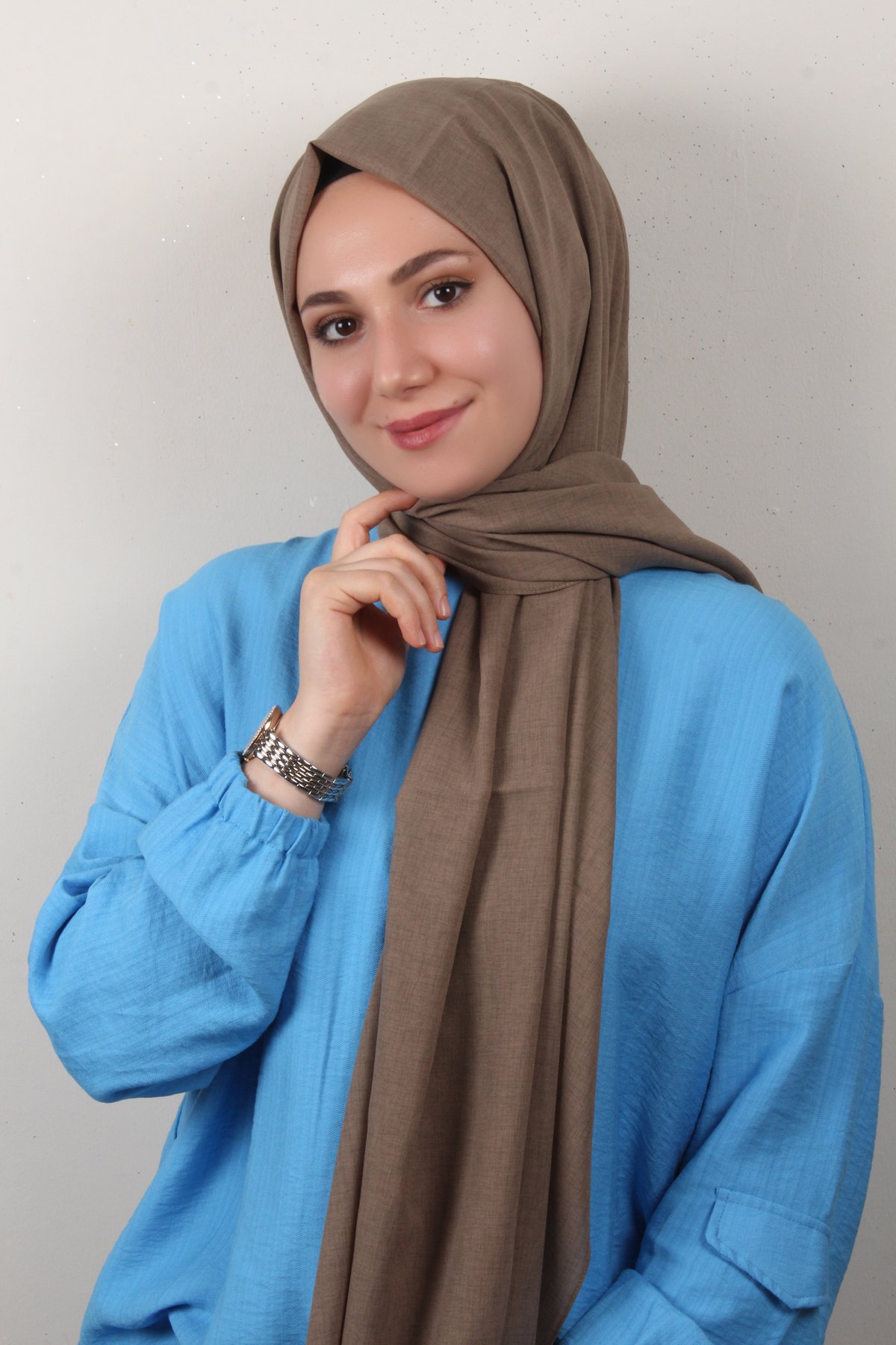 Lidya Şal 2769-10 Sütlü Kahve