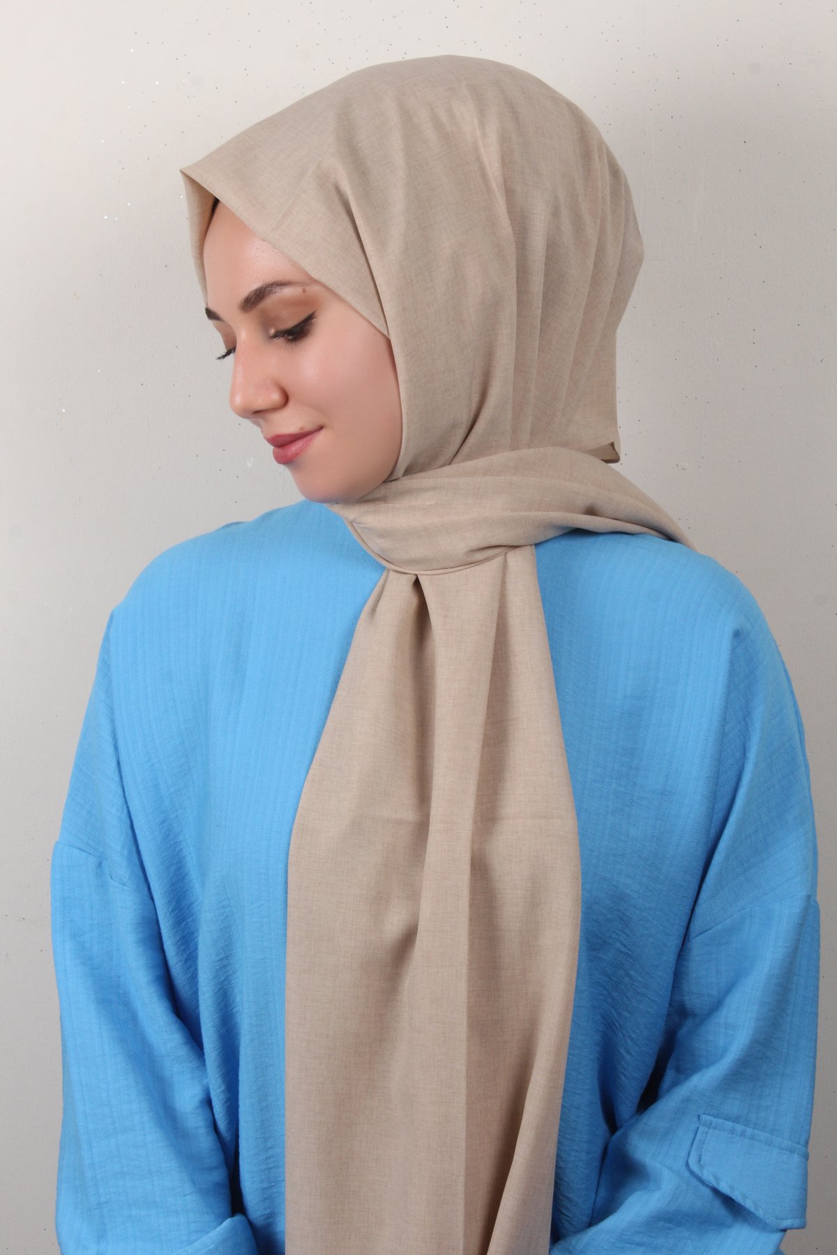 Lidya Şal 2769-14 Bej