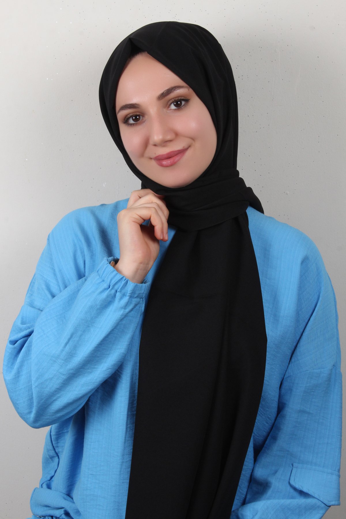 Lidya Şal 2769-19 Siyah