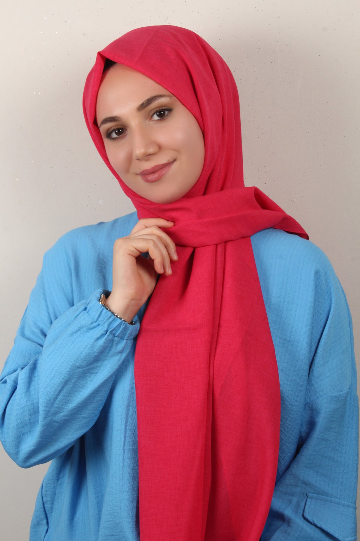 Lidya Şal 2769-23 Pembe