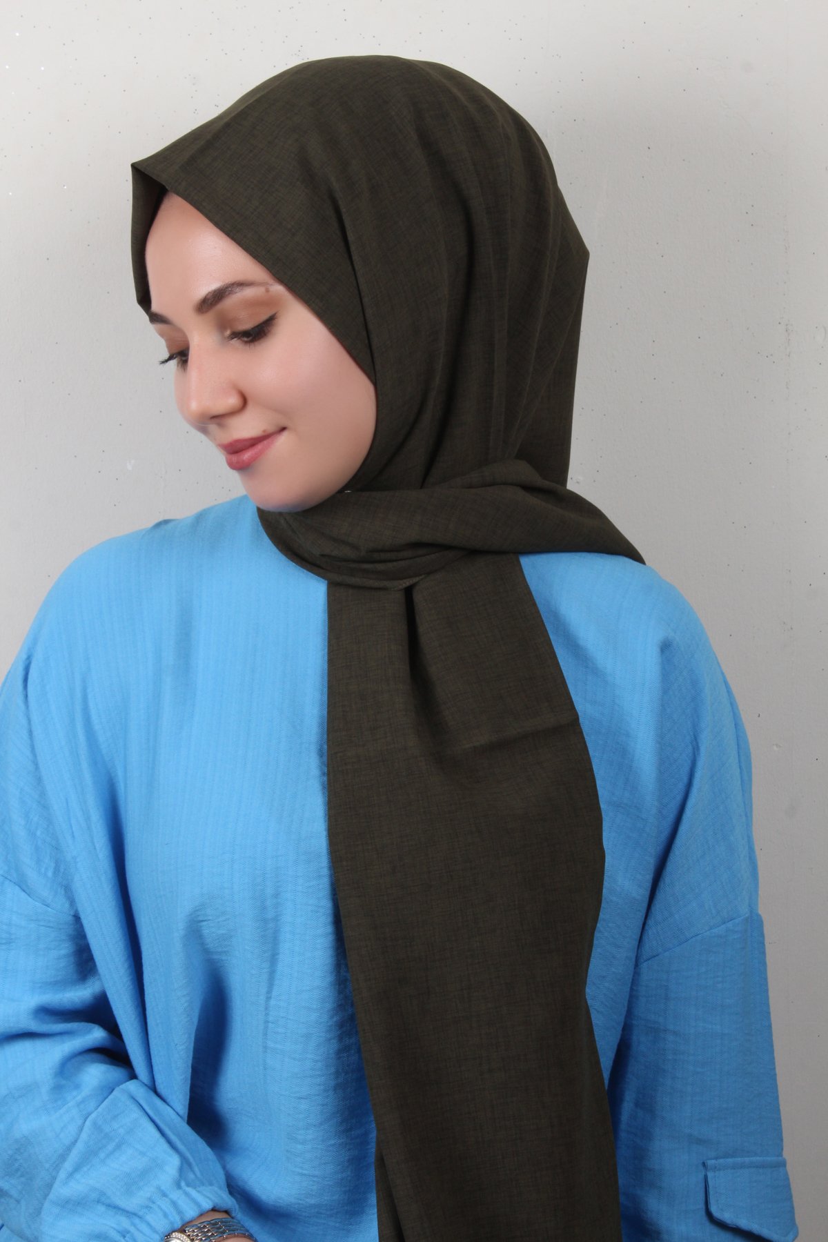 Lidya Şal 2769-24 Haki