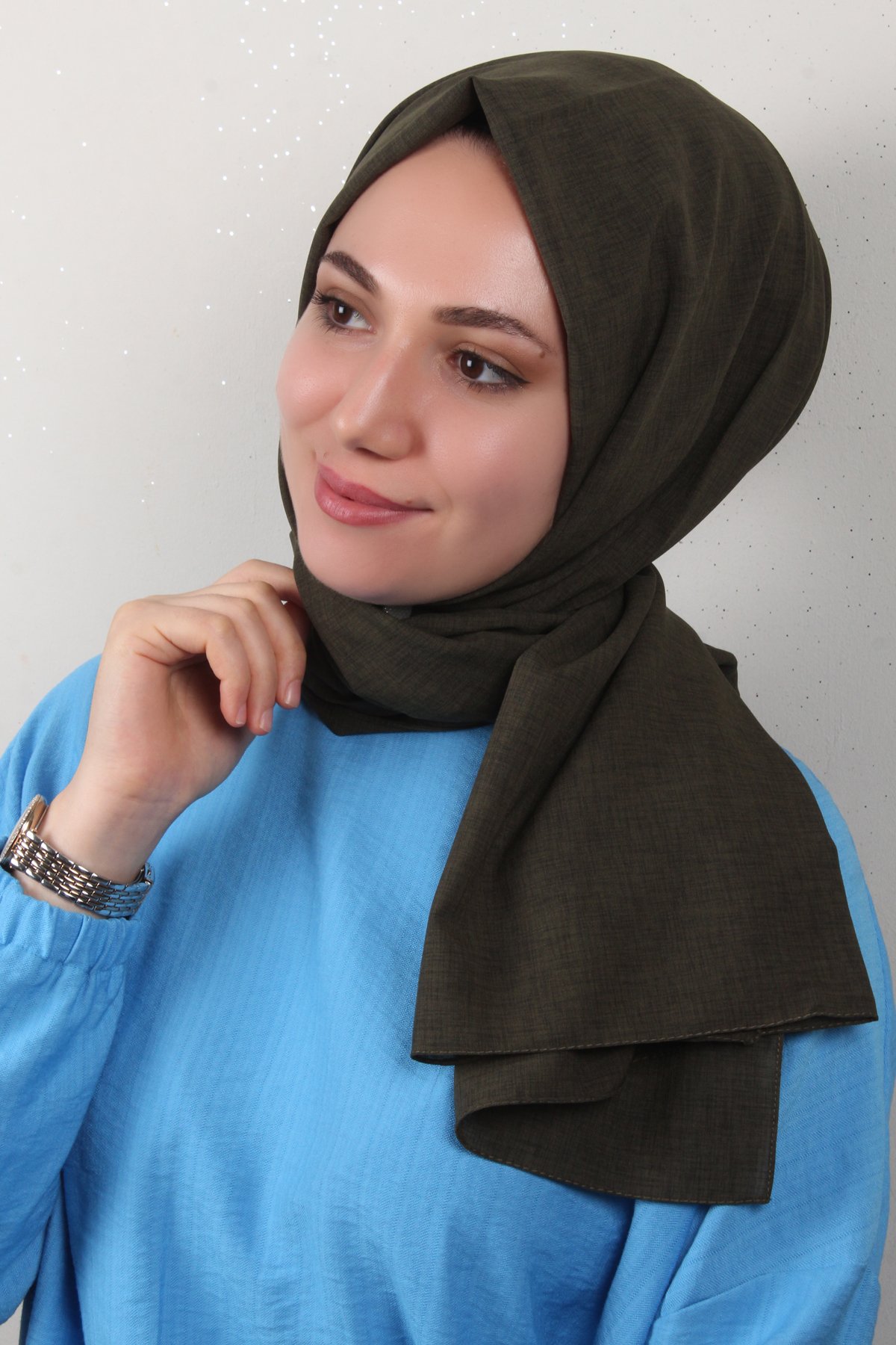 Lidya Şal 2769-24 Haki