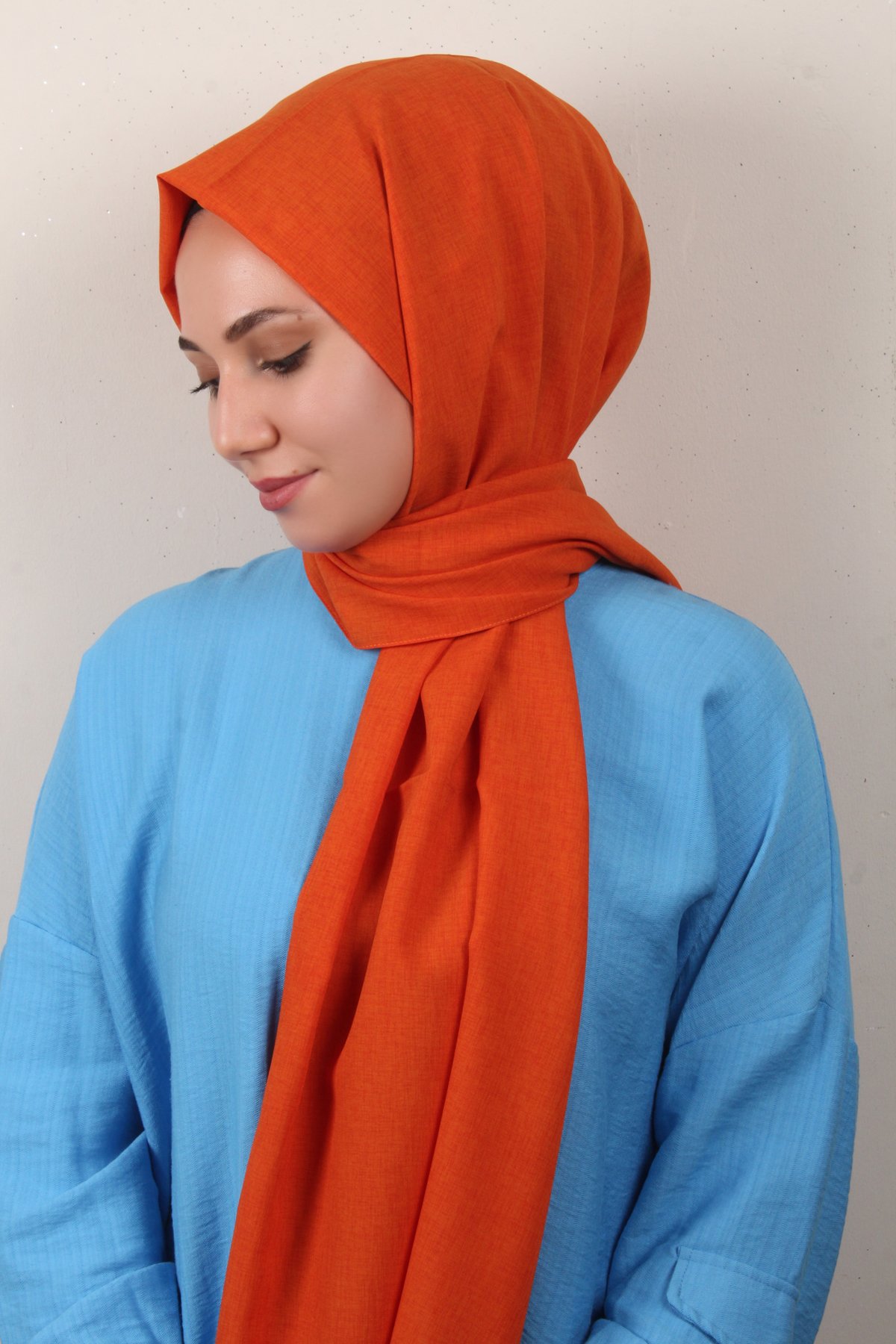 Lidya Şal 2769-25 Turuncu