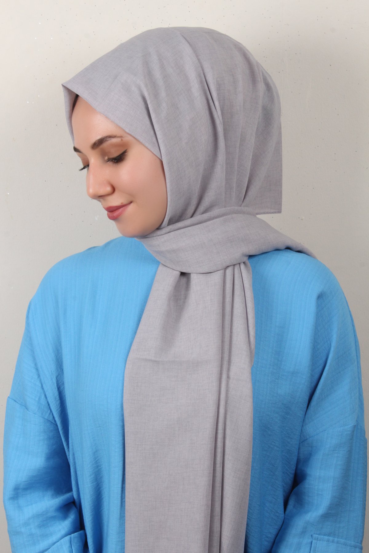 Lidya Şal 2769-27 Gümüş