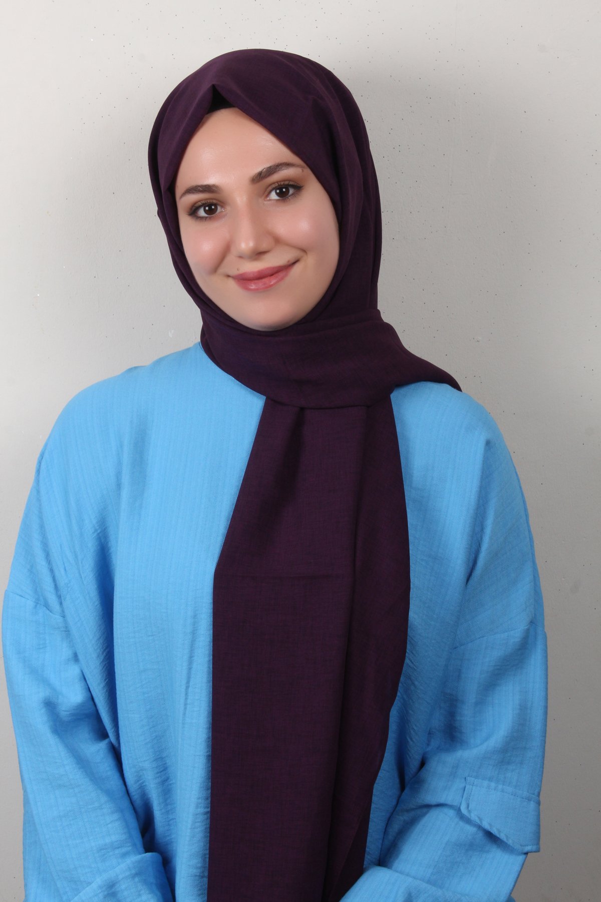 Lidya Şal 2769-5 Mor