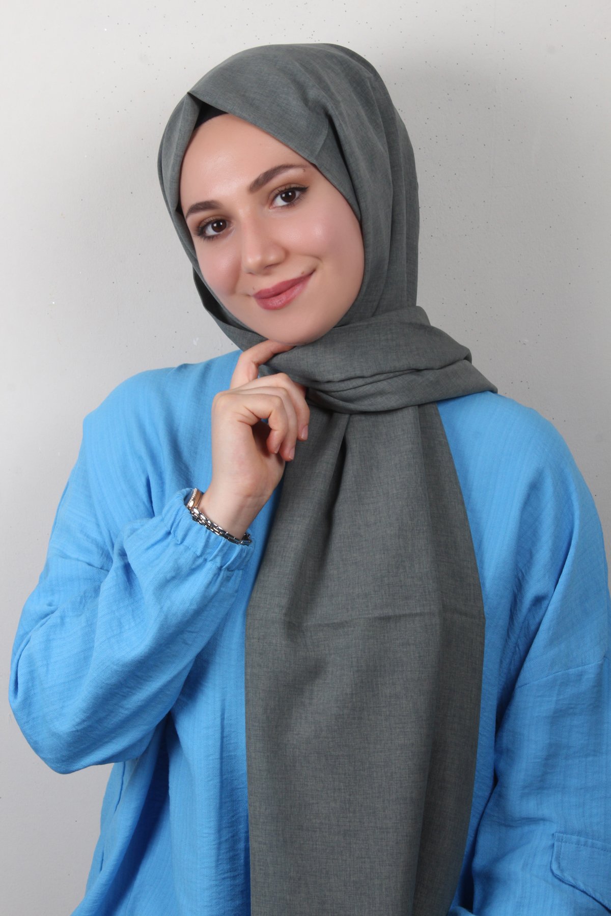 Lidya Şal 2769-7 Mint Yeşili