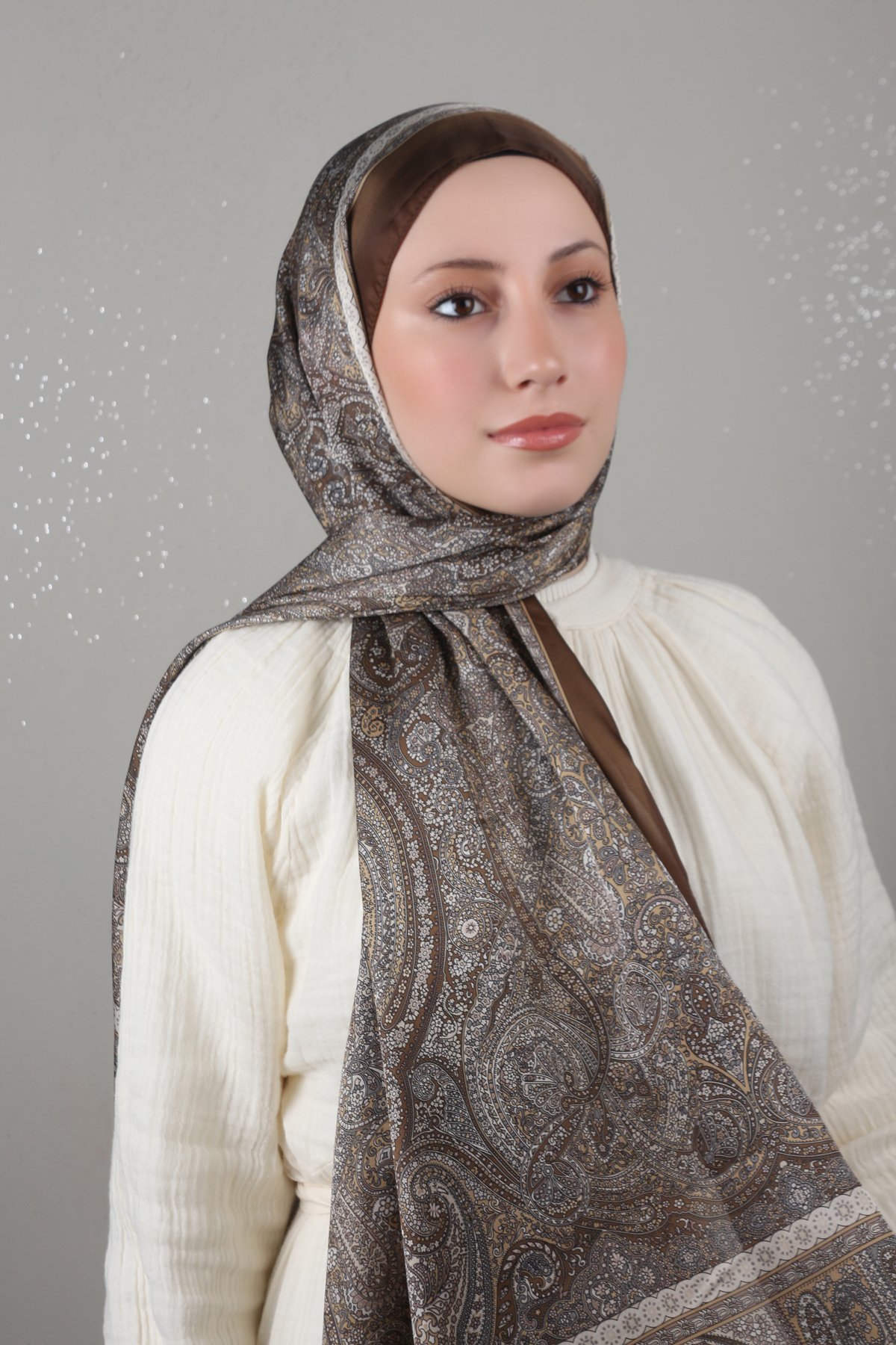 Linda Etnik Desen Şal 1718-3 