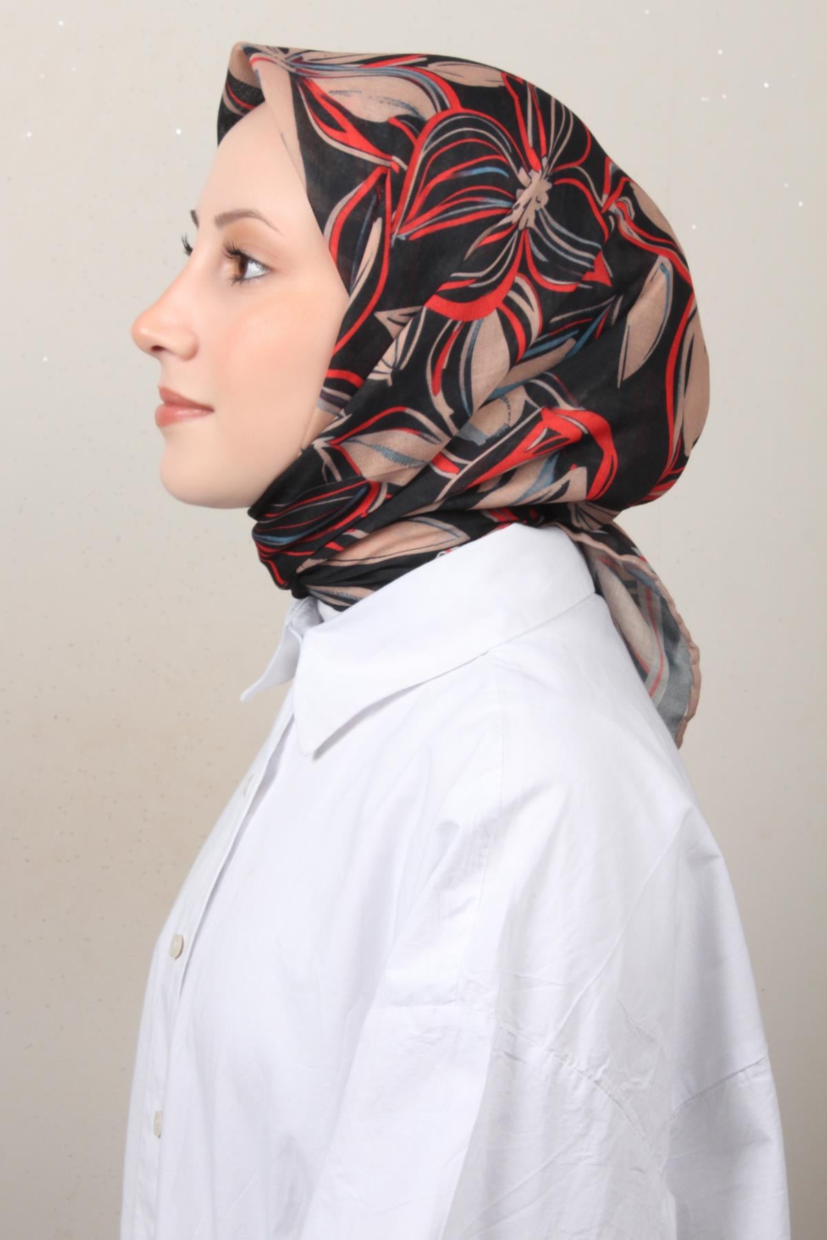 Lo'cella Pamuklu Soft Eşarp 4170-2