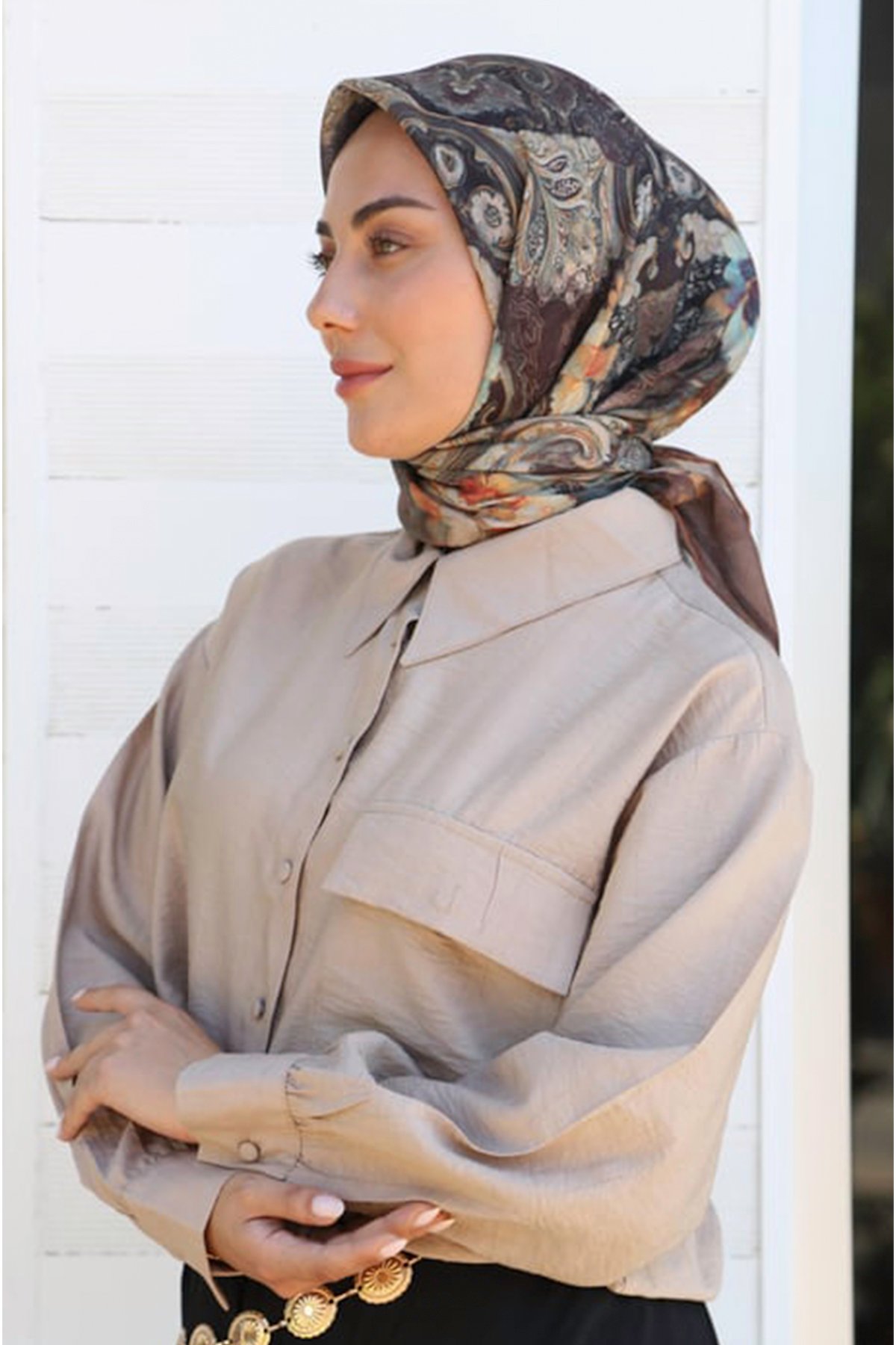 Lo'cella Pamuklu Soft Eşarp 4177-9