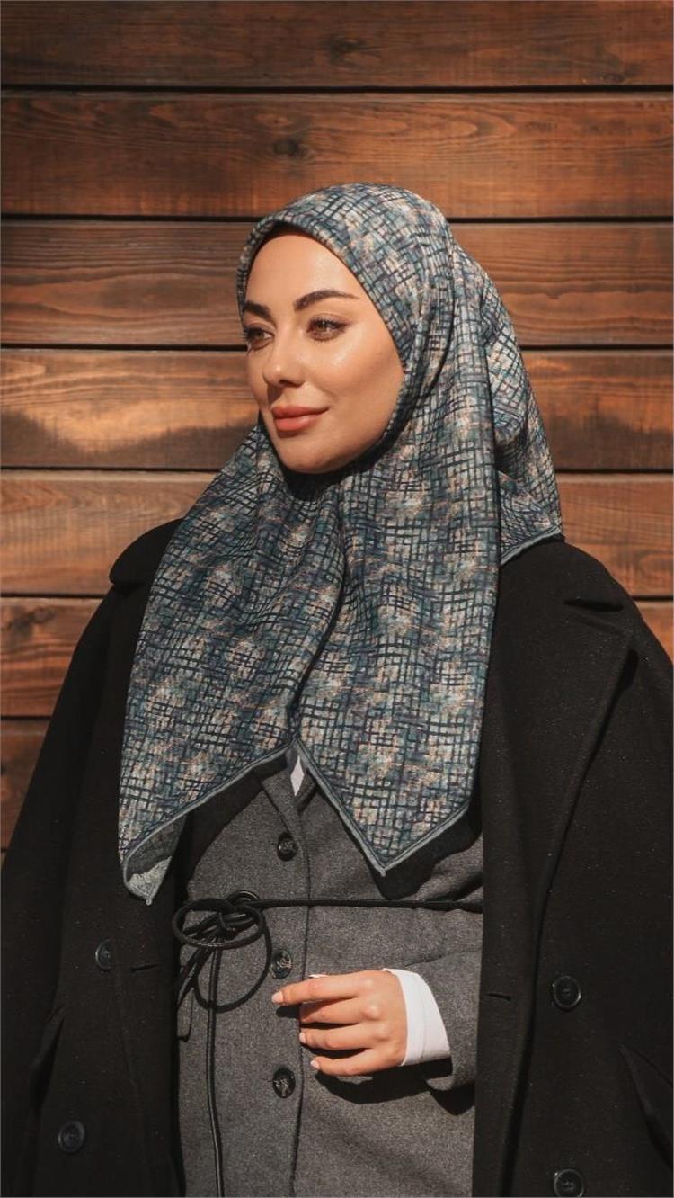 Lo'cella Pamuklu Soft Eşarp 4521-10 Koyu Mavi 