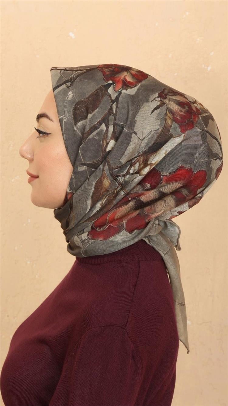 Lo'cella Pamuklu Soft Eşarp 4524-10 Çok Renkli 