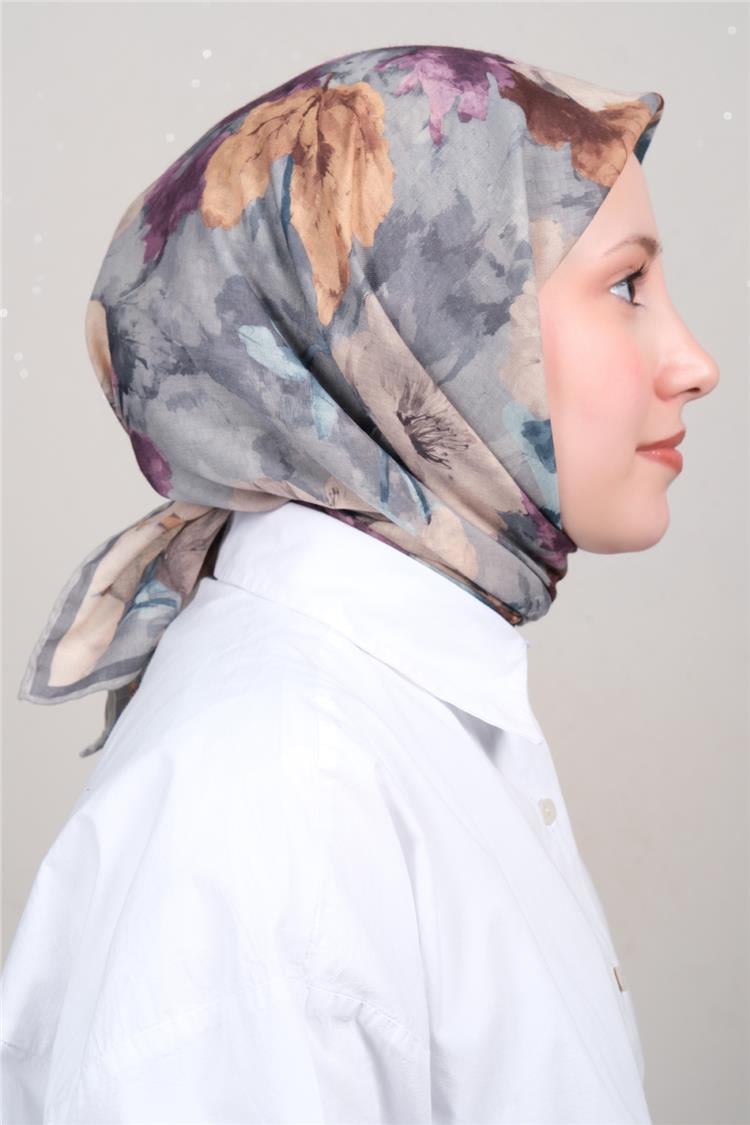 Lo'cella Pamuklu Soft Eşarp 4526-7