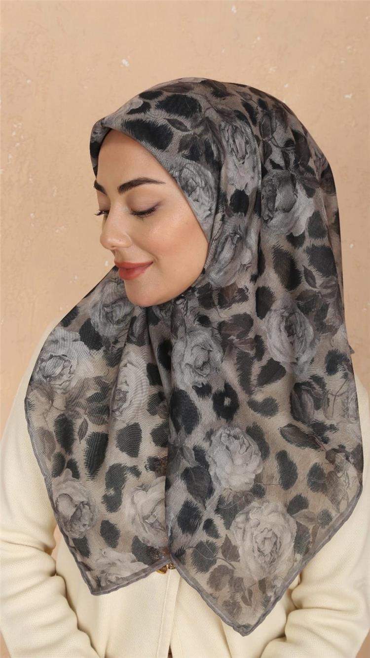 Lo'cella Pamuklu Soft Eşarp 4527-9 Vizon 