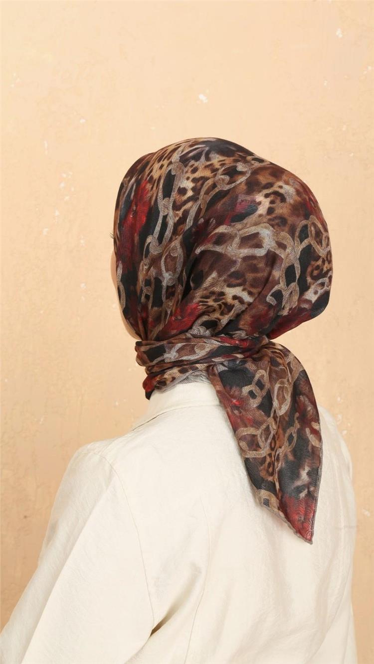 Lo'cella Pamuklu Soft Eşarp 4529-4 Siyah 