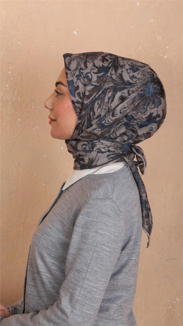 Lo'cella Pamuklu Soft Eşarp 4532-5 Vizon 