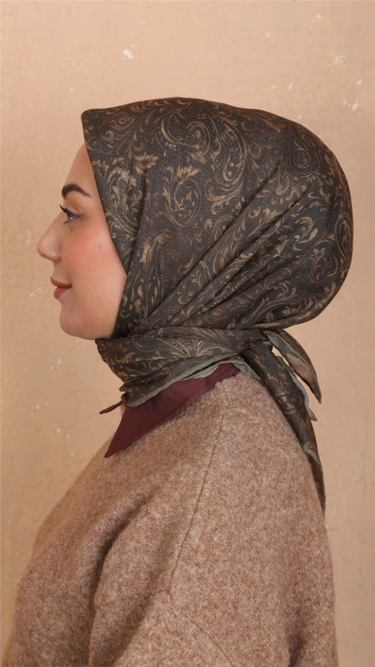 Lo'cella Pamuklu Soft Eşarp 4536-4 Açık Yeşil 