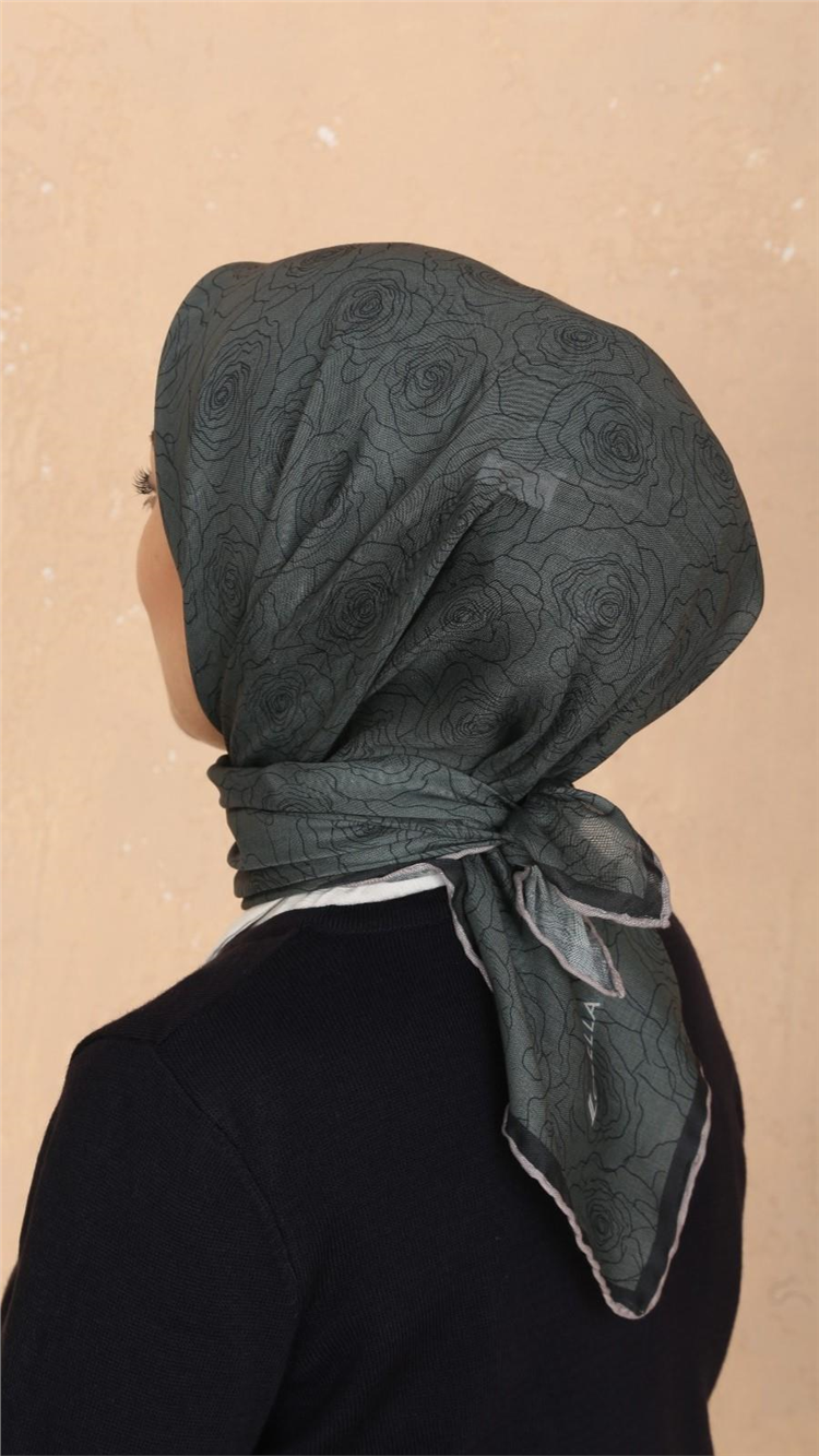 Lo'cella Pamuklu Soft Eşarp 4542-1 Çağla Yeşili 