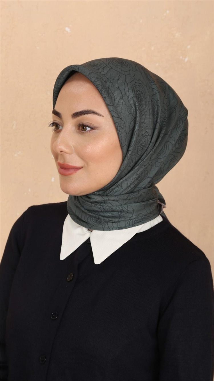 Lo'cella Pamuklu Soft Eşarp 4542-1 Çağla Yeşili 