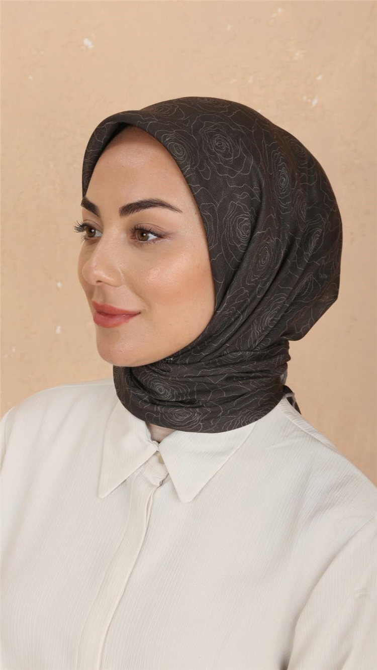 Lo'cella Pamuklu Soft Eşarp 4542-2 Haki 