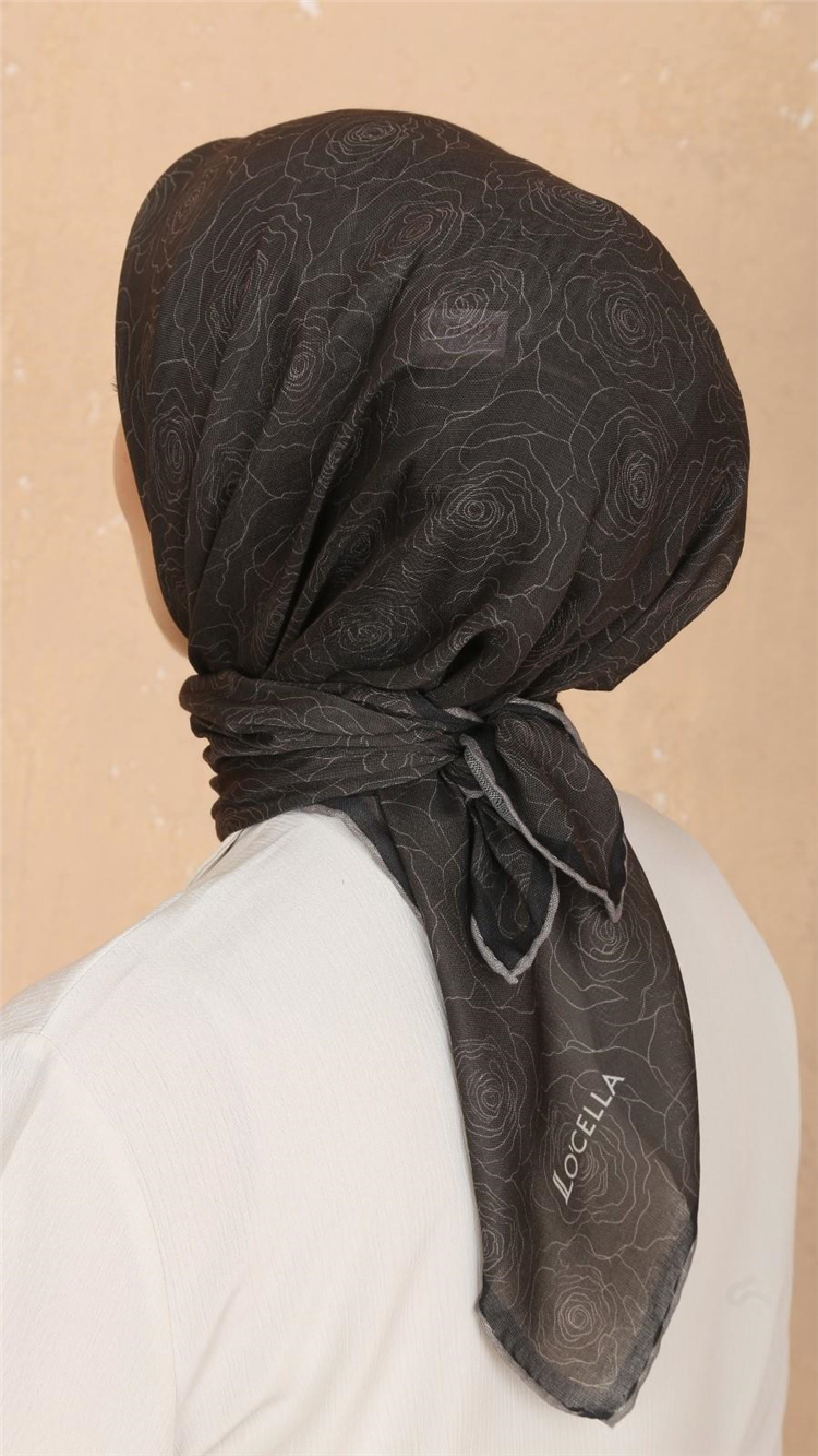 Lo'cella Pamuklu Soft Eşarp 4542-2 Haki 