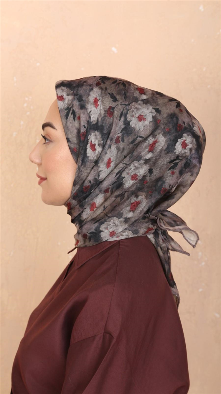 Lo'cella Pamuklu Soft Eşarp 4545-2 Vizon 