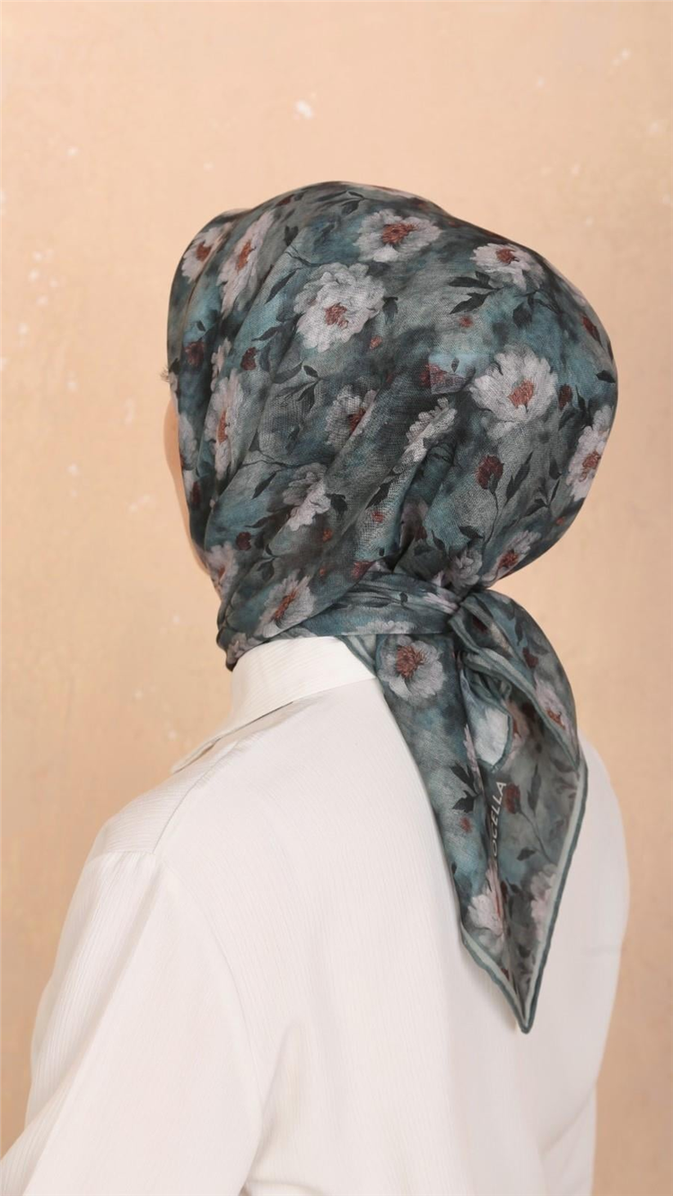 Lo'cella Pamuklu Soft Eşarp 4545-9 Mint Yeşil 
