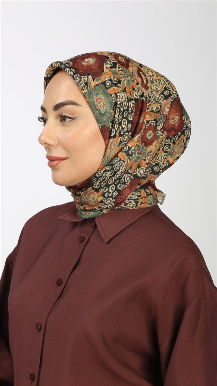 Lo'cella Pamuklu Soft Eşarp 4550-2 Çok Renkli 