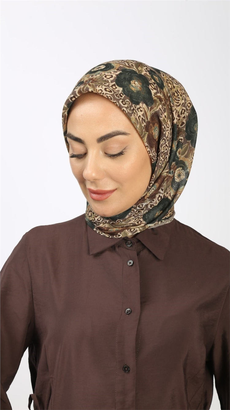 Lo'cella Pamuklu Soft Eşarp 4550-4 Vizon 