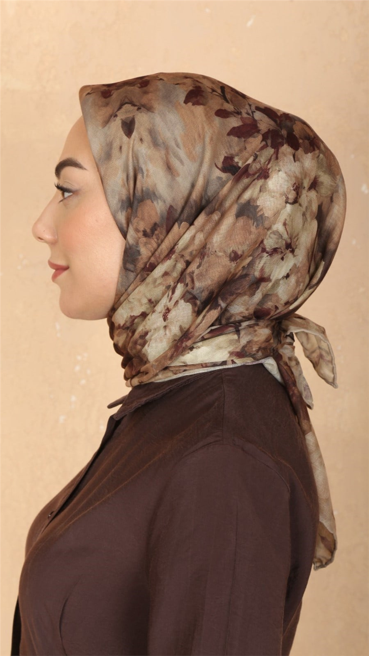 Lo'cella Pamuklu Soft Eşarp 4557-4 Camel 