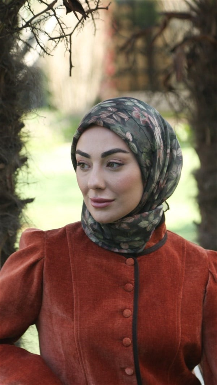 Lo'cella Pamuklu Soft Eşarp 4559-8 Yeşil 