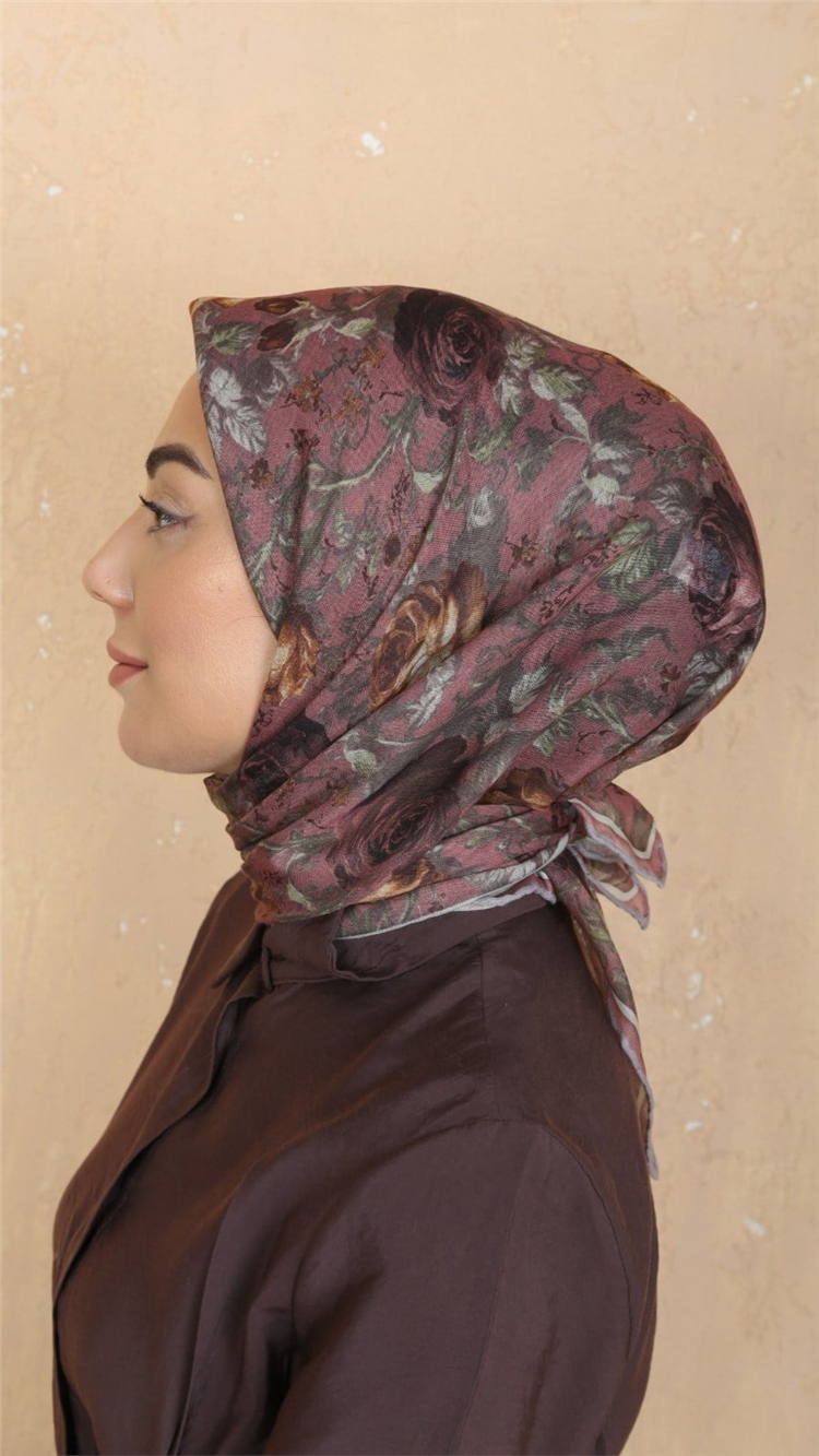 Lo'cella Pamuklu Soft Eşarp 4560-3 Rose 