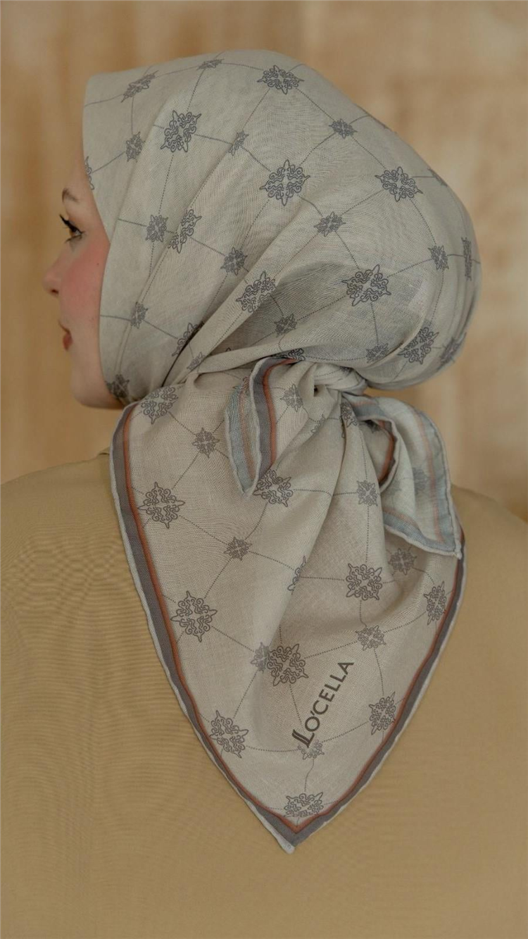 Lo'cella Pamuklu Soft Eşarp 4568-3 Taş