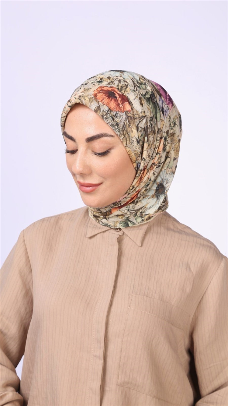 Lo'cella Pamuklu Soft Eşarp 4574-8 