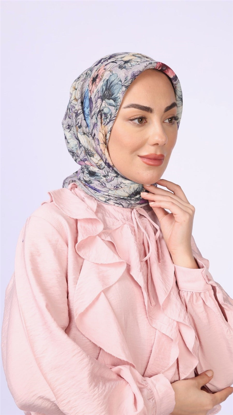 Lo'cella Pamuklu Soft Eşarp 4574-9 