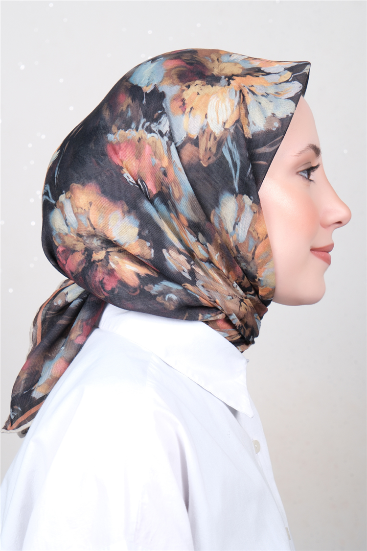 Lo'cella Pamuklu Soft Eşarp 4589-3 