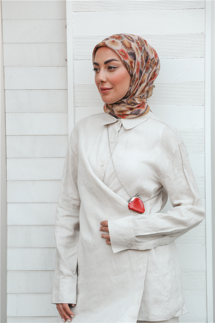 Lo'cella Pamuklu Soft Eşarp 4593-7 
