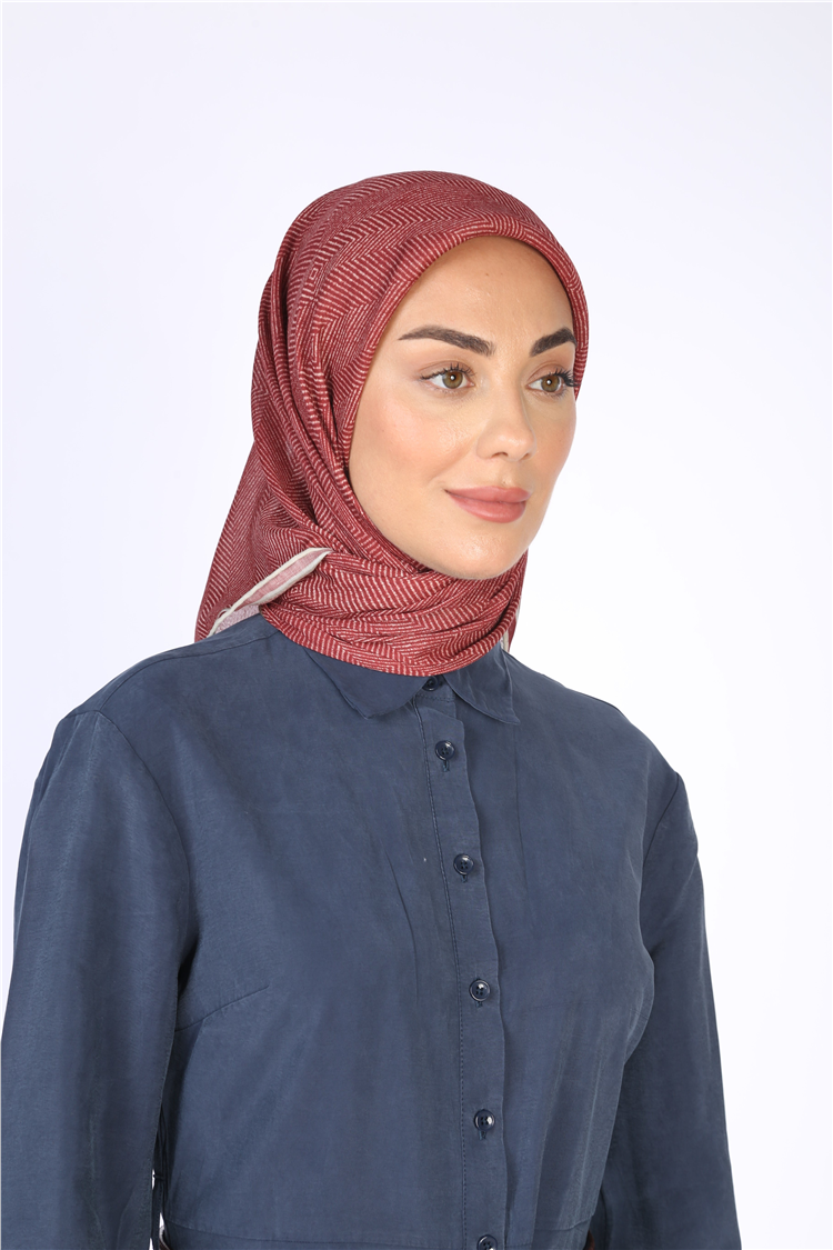 Lo'cella Pamuklu Soft Eşarp 4599-13 Kırmızı