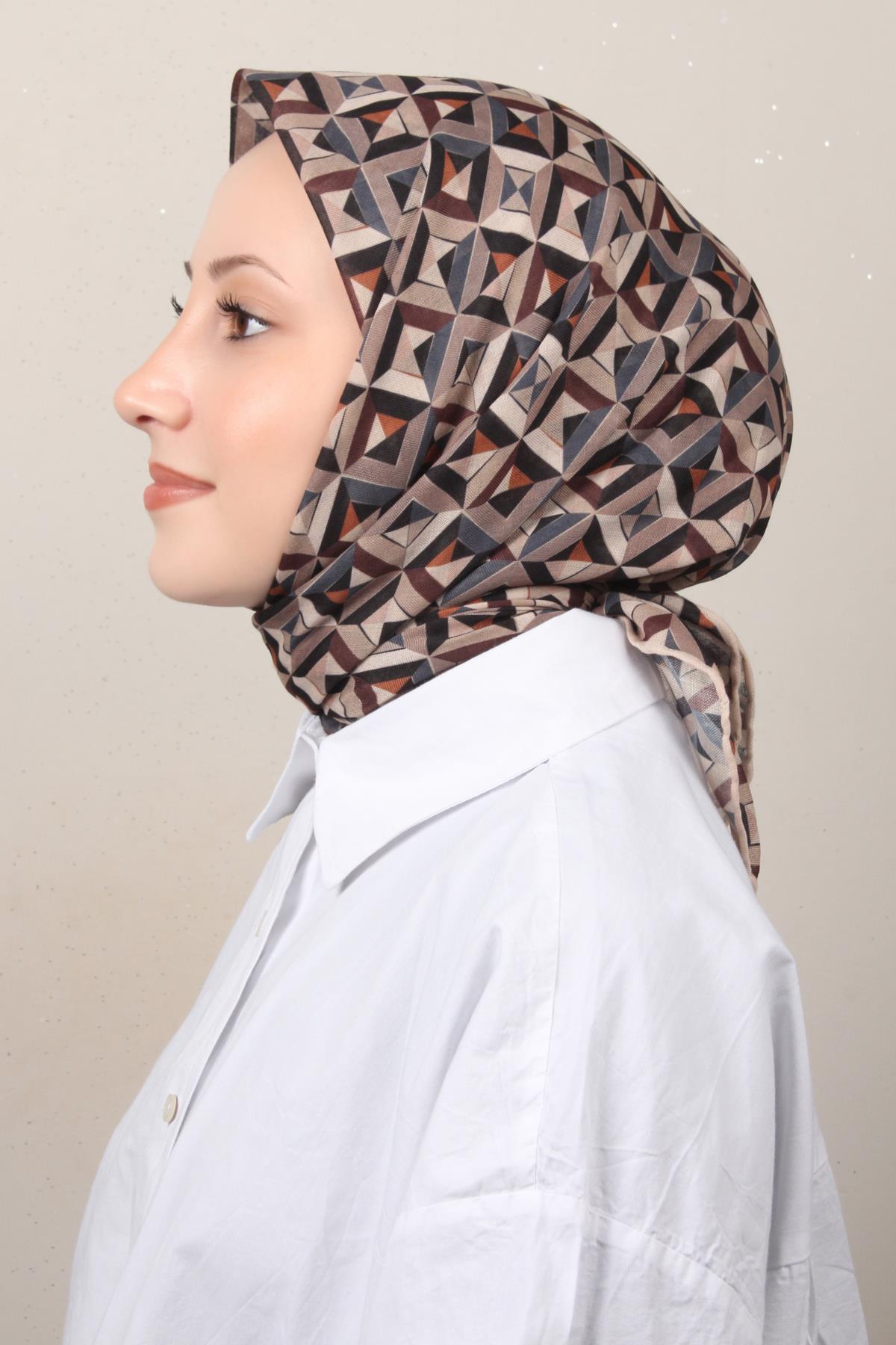 Lop'Res Pamuklu Soft Eşarp 4154-7