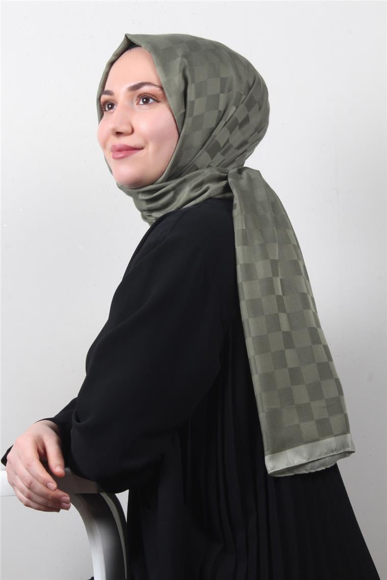 Lotus İpeksi Şal 2746-2 Haki